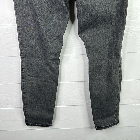EVERLANE Gray Mid Rise Vintage Wash‎ Skinny Ankle Denim Jeans Size 32 Regular - Picture 5 of 11